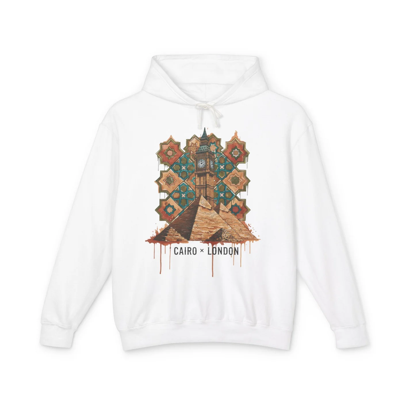 Cairo to London Vintage Pyramid Hoodie