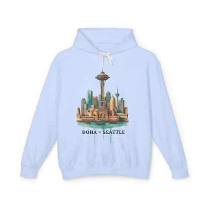 Doha x Seattle Skyline Hoodie