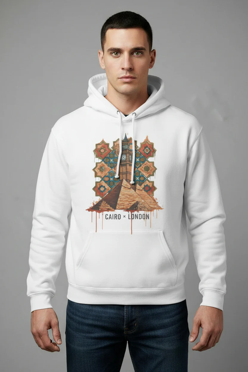 Cairo to London Vintage Pyramid Hoodie