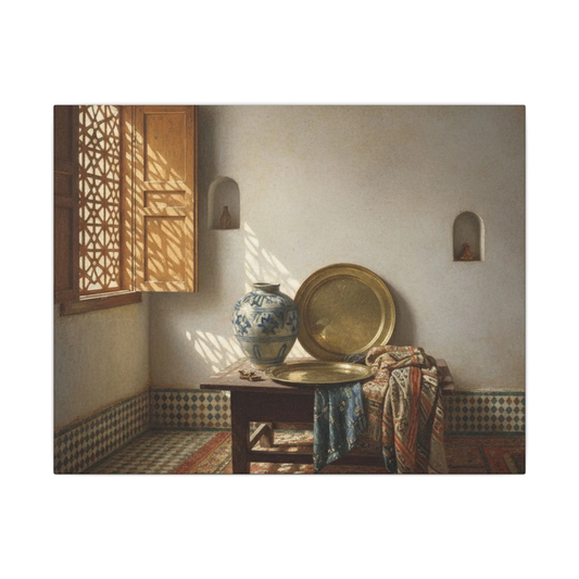 Nature morte méditerranéenne sur toile