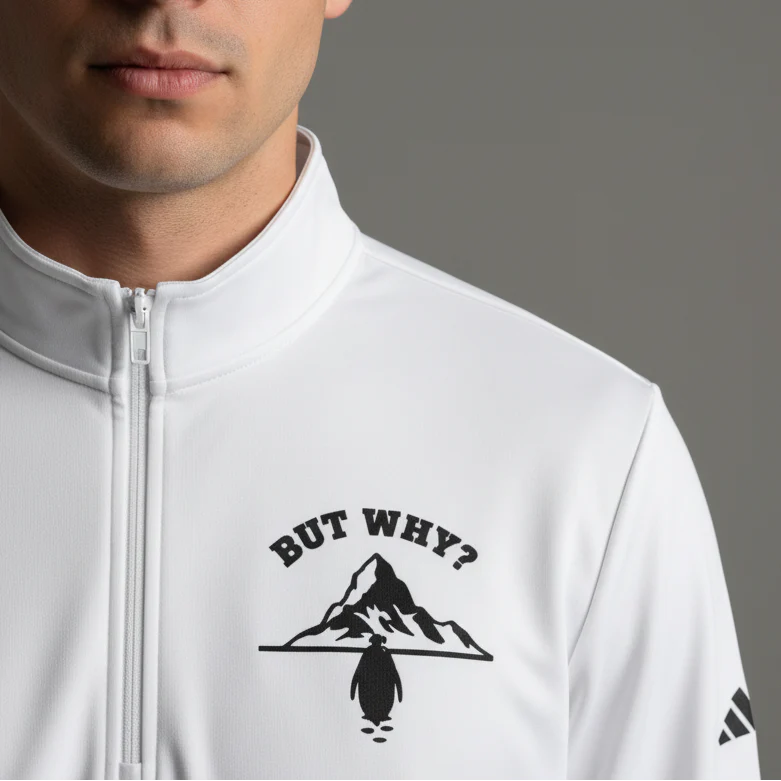 Nihilist Penguin Adidas Quarter zip