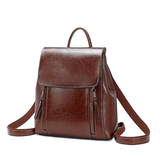 Back pack Marron en cuir